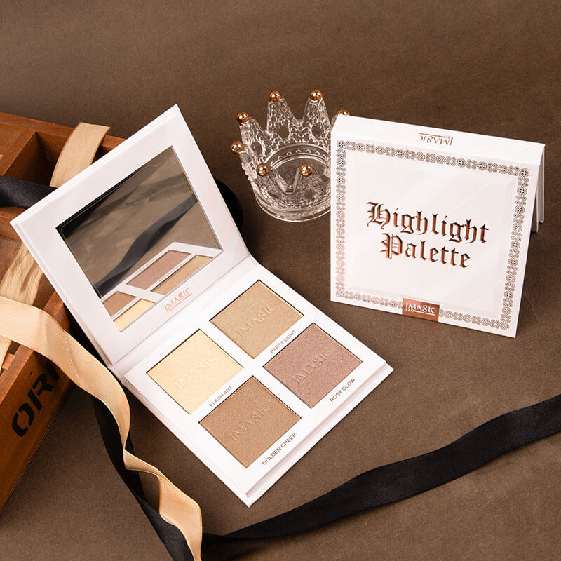 IMAGIC Professional 4‑Color Highlighter Palette (FA‑118)