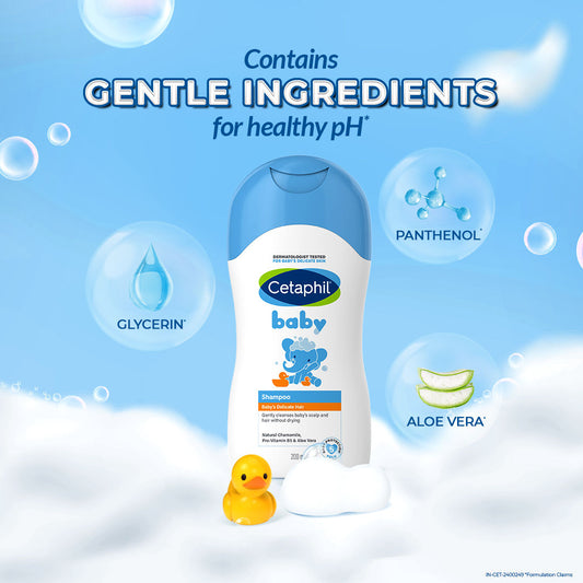 Cetaphil Baby Gentle Shampoo for Delicate Hair (200ml)