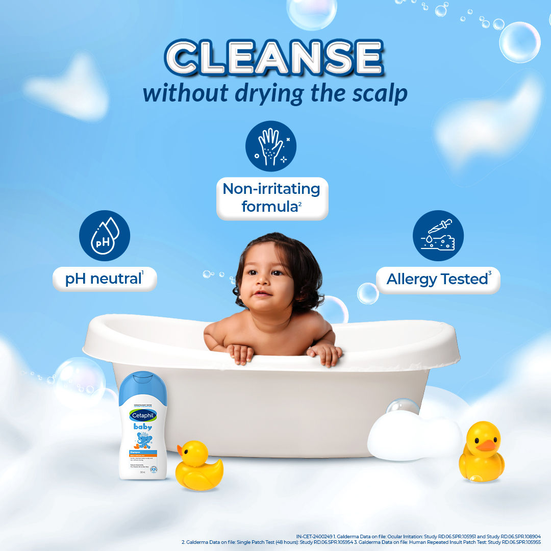 Cetaphil Baby Gentle Shampoo for Delicate Hair (200ml)