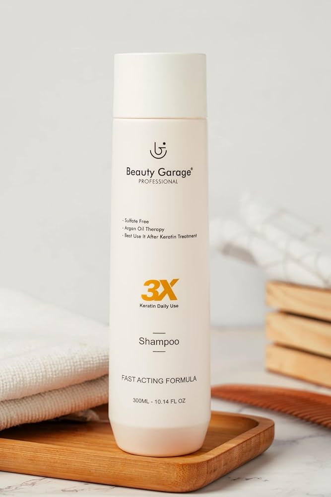 Beauty Garage Professional 3X Keratin Daily Use Shampoo 300 ml