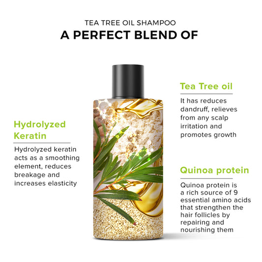 De Fabulous Tea Tree Oil Sulphate Free Shampoo – 250 ml