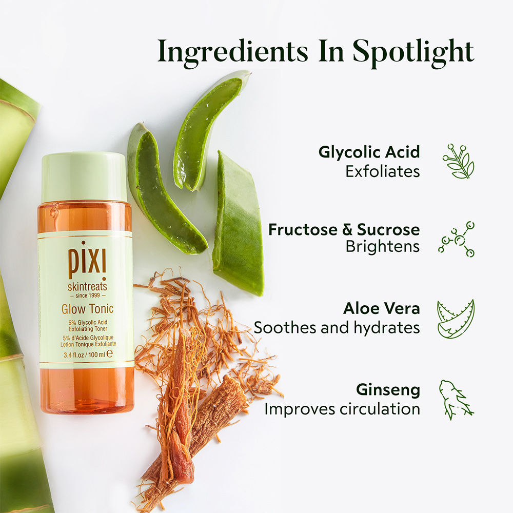 PIXI Glow Tonic Exfoliating Toner With Glycolic Acid (100ml)