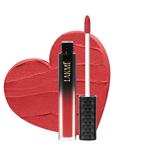Lakme Xtraordin-Airy Velvet Matte Lip Mousse - Rebound Red 4.6g