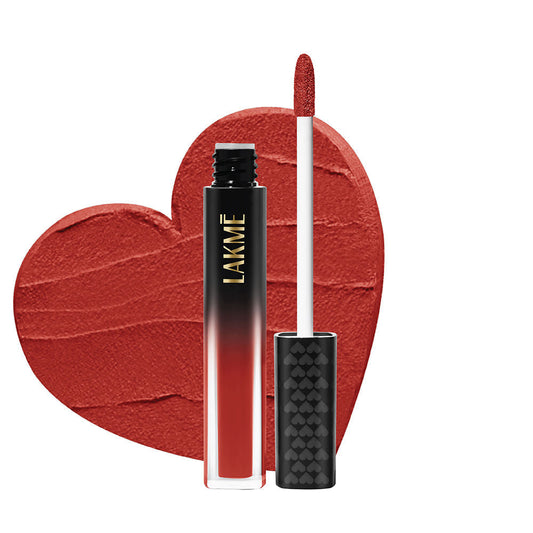 Lakme Xtraordin-Airy Velvet Matte Lip Mousse - The One Red 4.6g