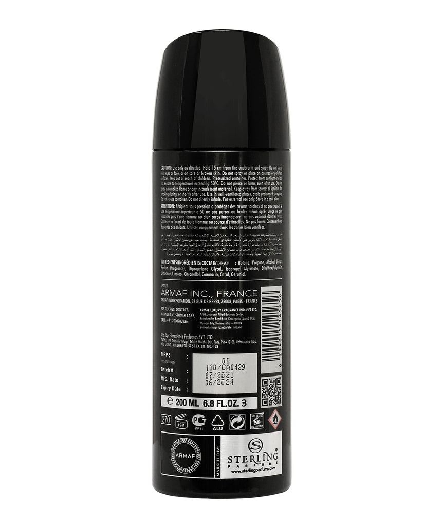 Armaf Ventana Pour Homme Perfume Body Spray For Men 200ML