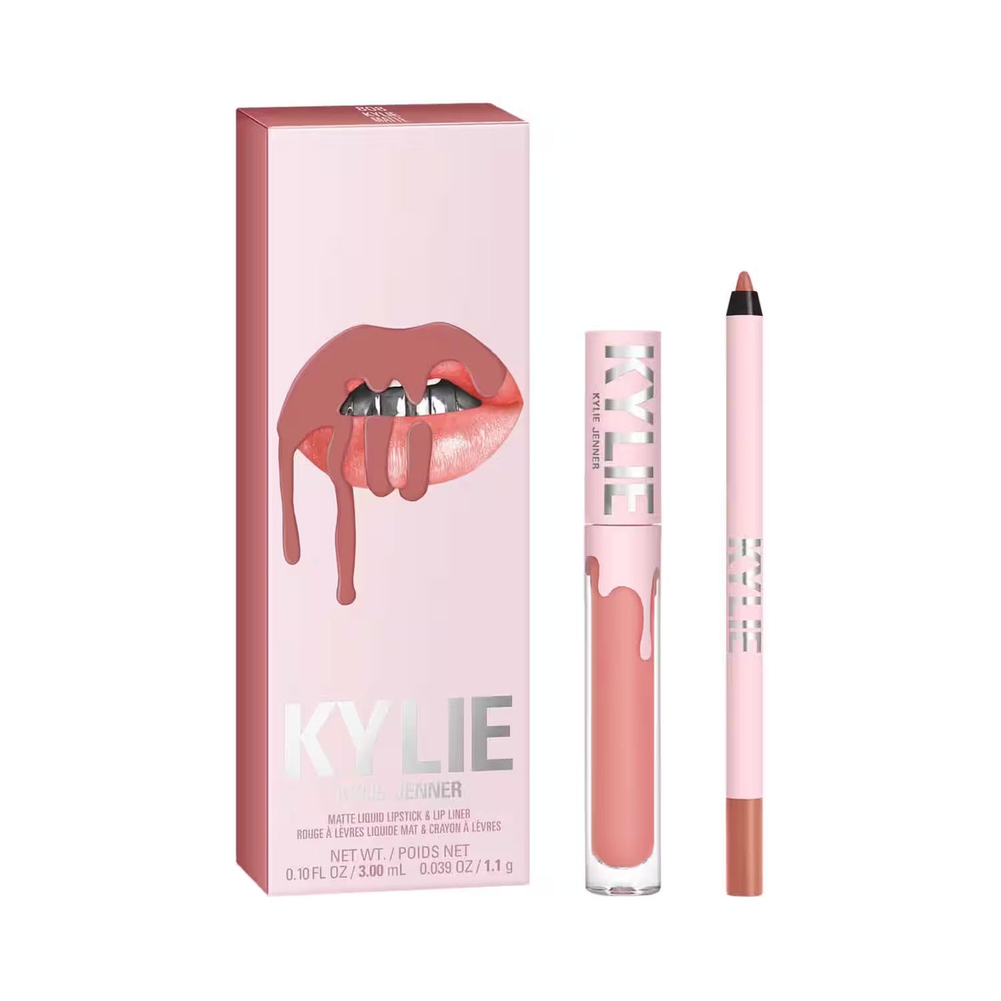 Kylie Matte Liquid Lipstick & Lip Liner Duo (801 Queen)