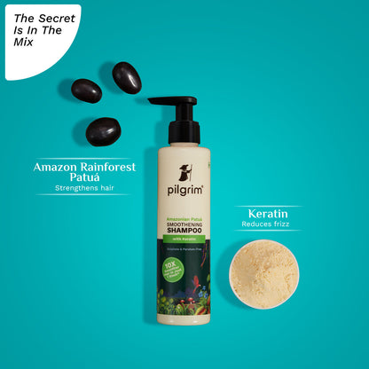 Pilgrim Amazonian Patua Smoothing Shampoo with Keratin – 200ml