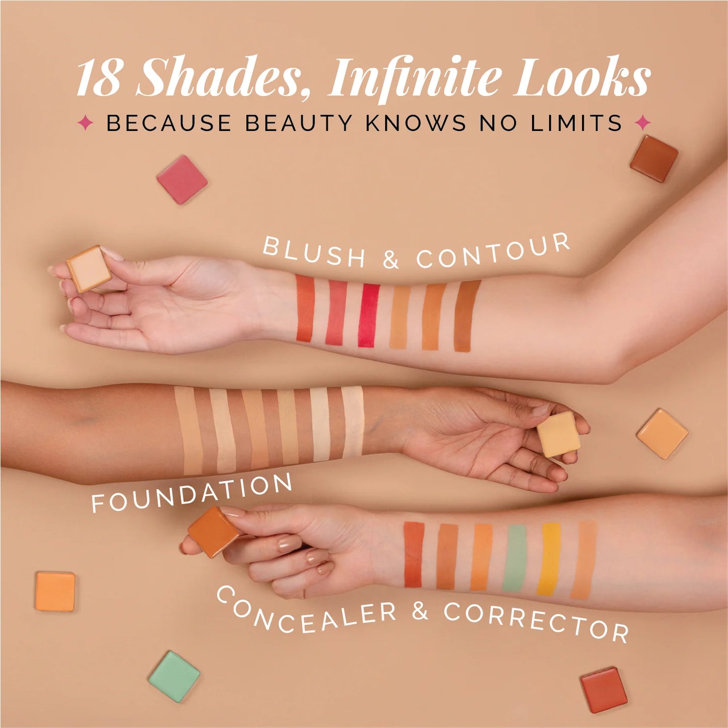 AFLAIRZA One For All Black 18 Shades Makeup Palette 31gm