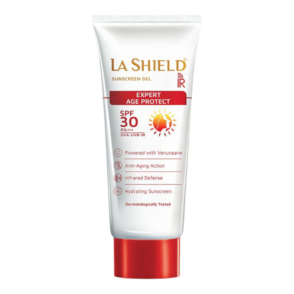 LA Shield IR Sunscreen Gel SPF 30 PA++++ Next Gen Protection UVA+UVB Oil Free (60g)