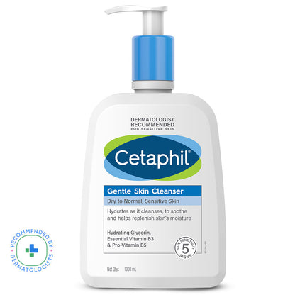 Cetaphil Gentle Skin Cleanser with Niacinamide, Dermatologist Recommended
