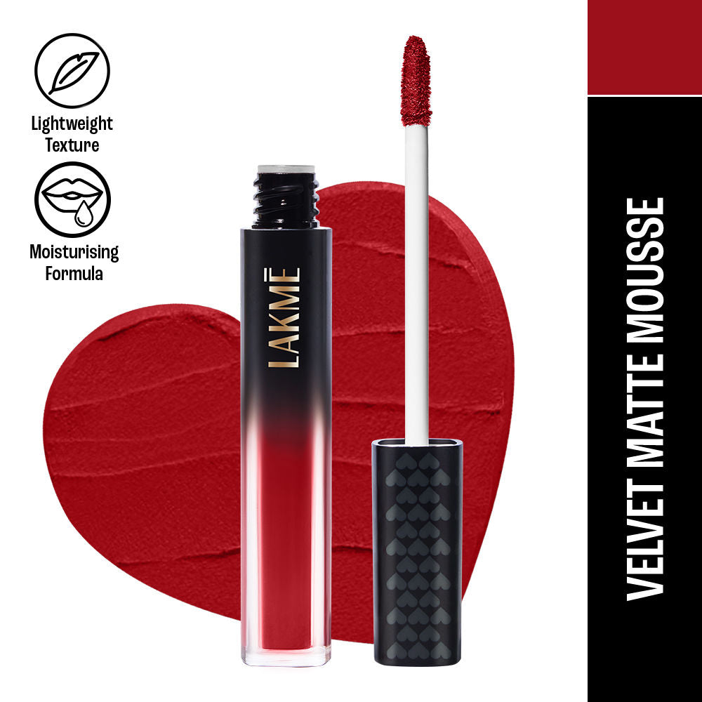 Lakme Xtraordin-Airy Velvet Matte Lip Mousse - 302 Cocoa Sin 4.6g