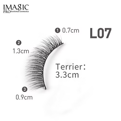 IMAGIC Professional Handmade 3D Eyelashes – Natural & Soft L07