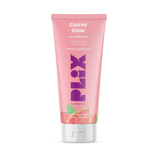 Plix Guava Glow Juicy Cleanser For Skin Brightening With Vitamin C All Skin Types (100 ml)