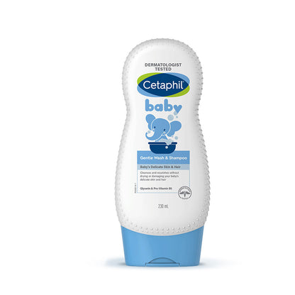 Cetaphil Baby Gentle Wash & Shampoo For Baby's Delicate Skin & Hair (230ml)