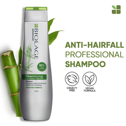Biolage Professional FiberStrong Anti‑Breakage Shampoo - 95% Less Breakage 200ml