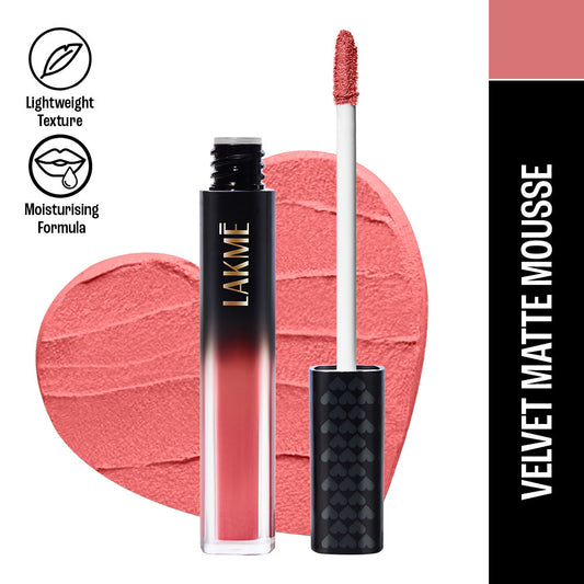 Lakme Xtraordin-Airy Velvet Matte Lip Mousse - 301 Nude Sensation 4.6g