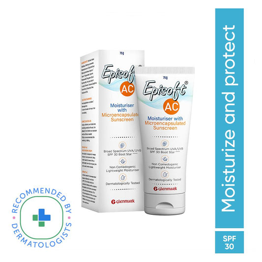 Episoft AC Moisturiser SPF 30 With Microencapsulated Sunscreen (75gm)