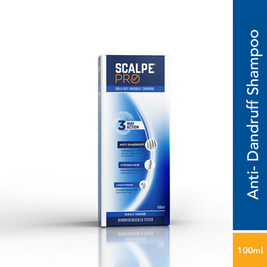 Scalpe Pro Daily Anti-Dandruff Shampoo with Conditioning Base for Strong and Smooth Hair (100ml)