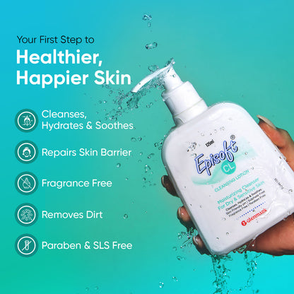 Episoft Moisturising Cleanser For Dry & Sensitive Skin, Paraben Free (125ml)