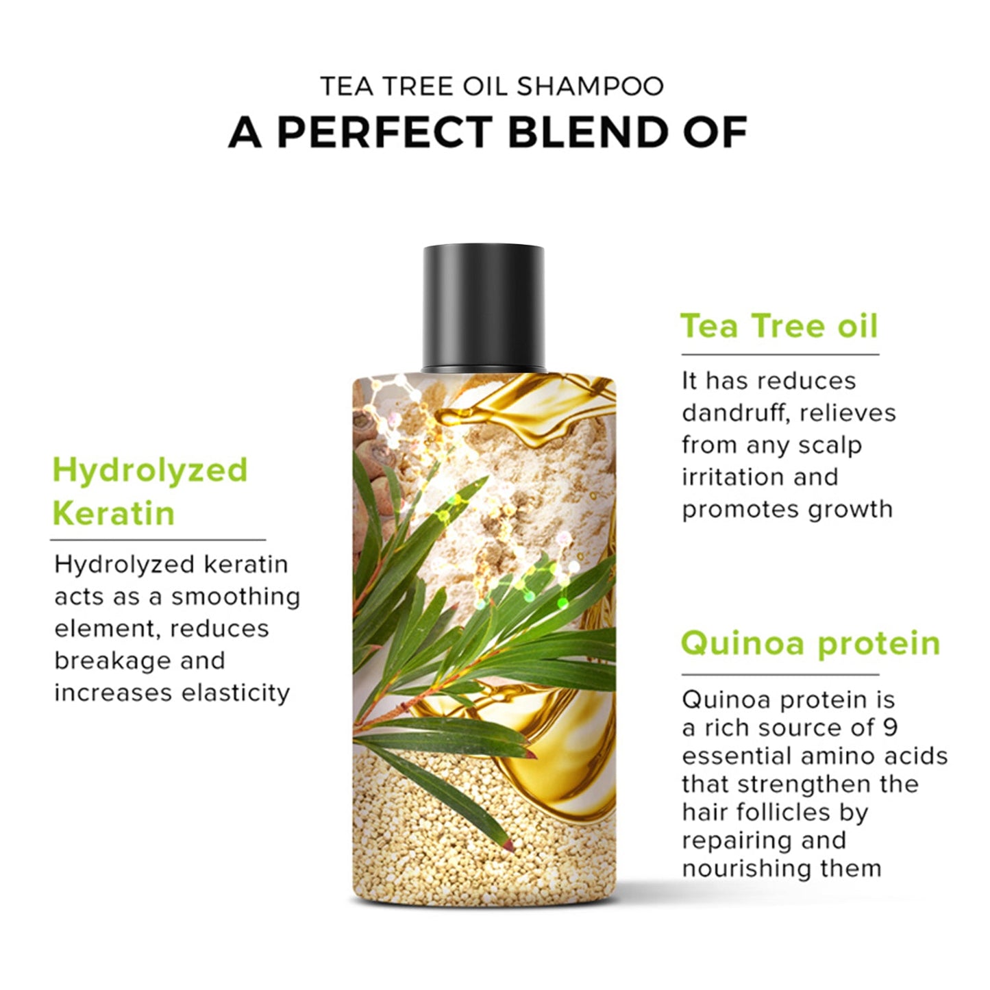 De Fabulous Tea Tree Oil Sulphate Free Shampoo – 250 ml