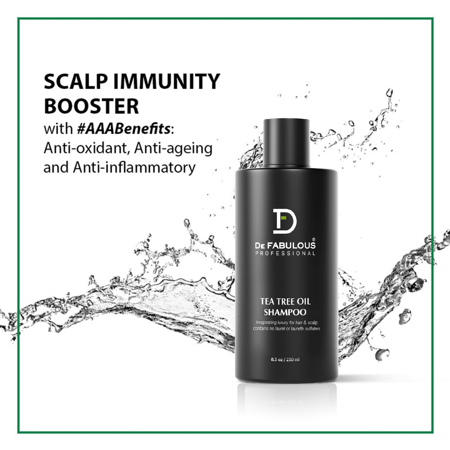 De Fabulous Tea Tree Oil Sulphate Free Shampoo – 250 ml