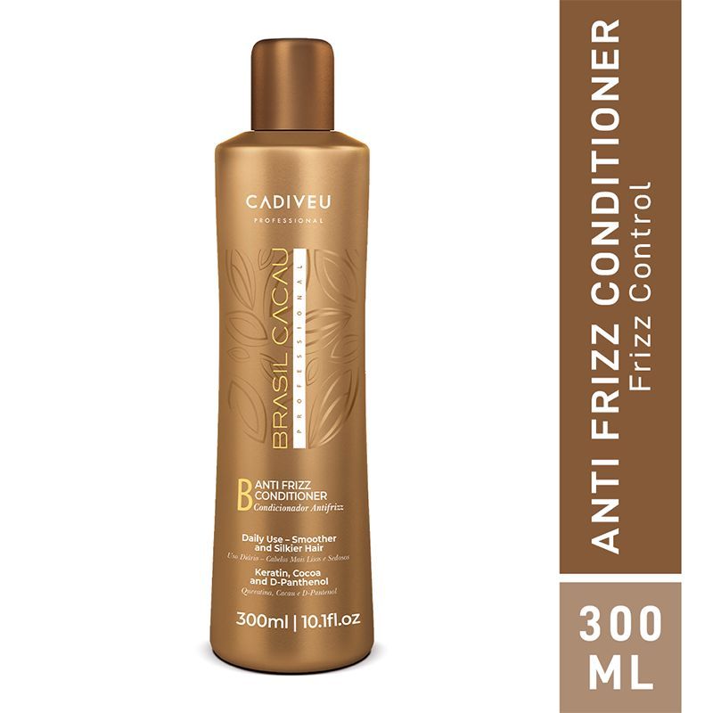 Cadiveu Brasil Cacau Anti Frizz Conditioner – Smooth & Silky Hair (300ml)