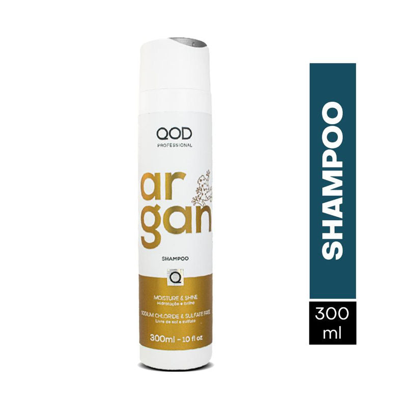 QOD Professional Argan Shampoo – Sulphate-Free Hair Repair 300 ml