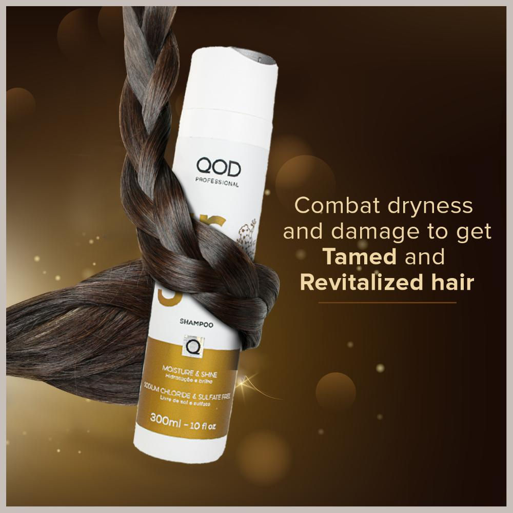 QOD Professional Argan Shampoo – Sulphate-Free Hair Repair 300 ml
