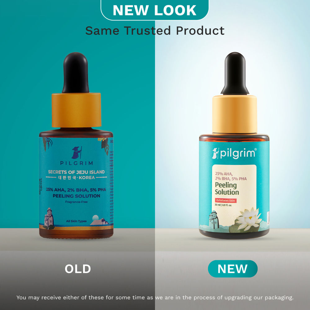 Pilgrim 25% AHA, 2% BHA, 5% PHA Peeling Solution Serum – Acne Scar (30ml)