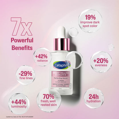 Cetaphil Bright Healthy Radiance Perfecting Serum, 7X Power With Antioxidant C And Advanced Peptide