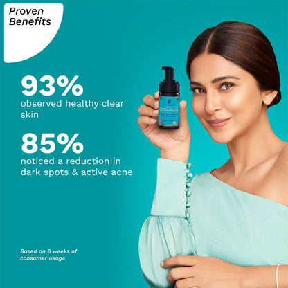 Pilgrim Salicylic & Glycolic Acid Foaming Face Wash – Deep Pore Cleanser (120ml)