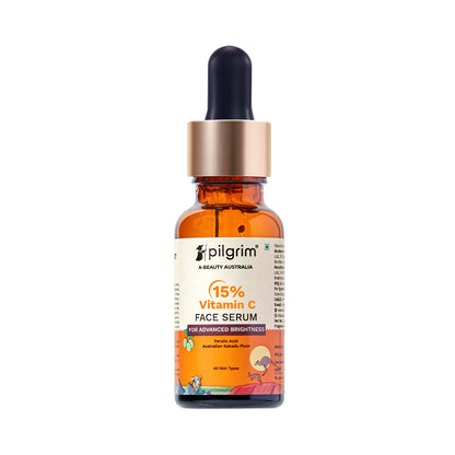 Pilgrim 15% Vitamin C Face Serum – Skin Brightening & Anti-Aging (30ml)