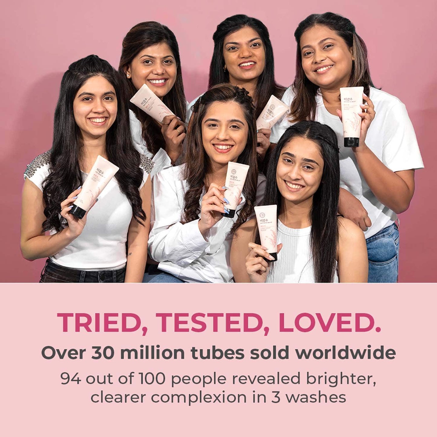 The Face Shop Rice Water Bright Foaming Cleanser - Best Korean Face Wash for Even Tone Skin (150ml)