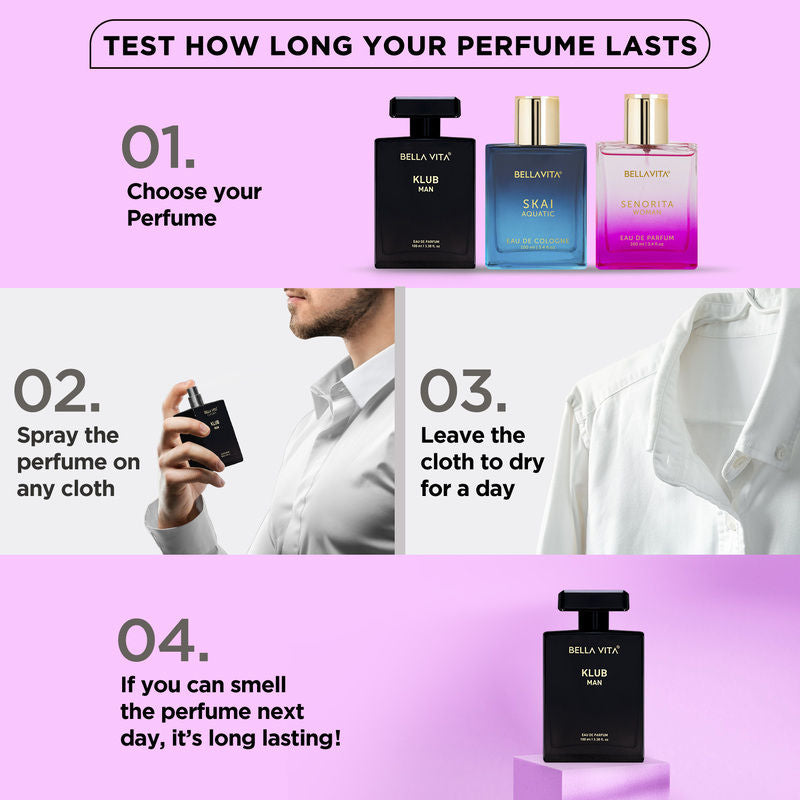 Bellavita KLUB Eau De Parfum For Man 100ml