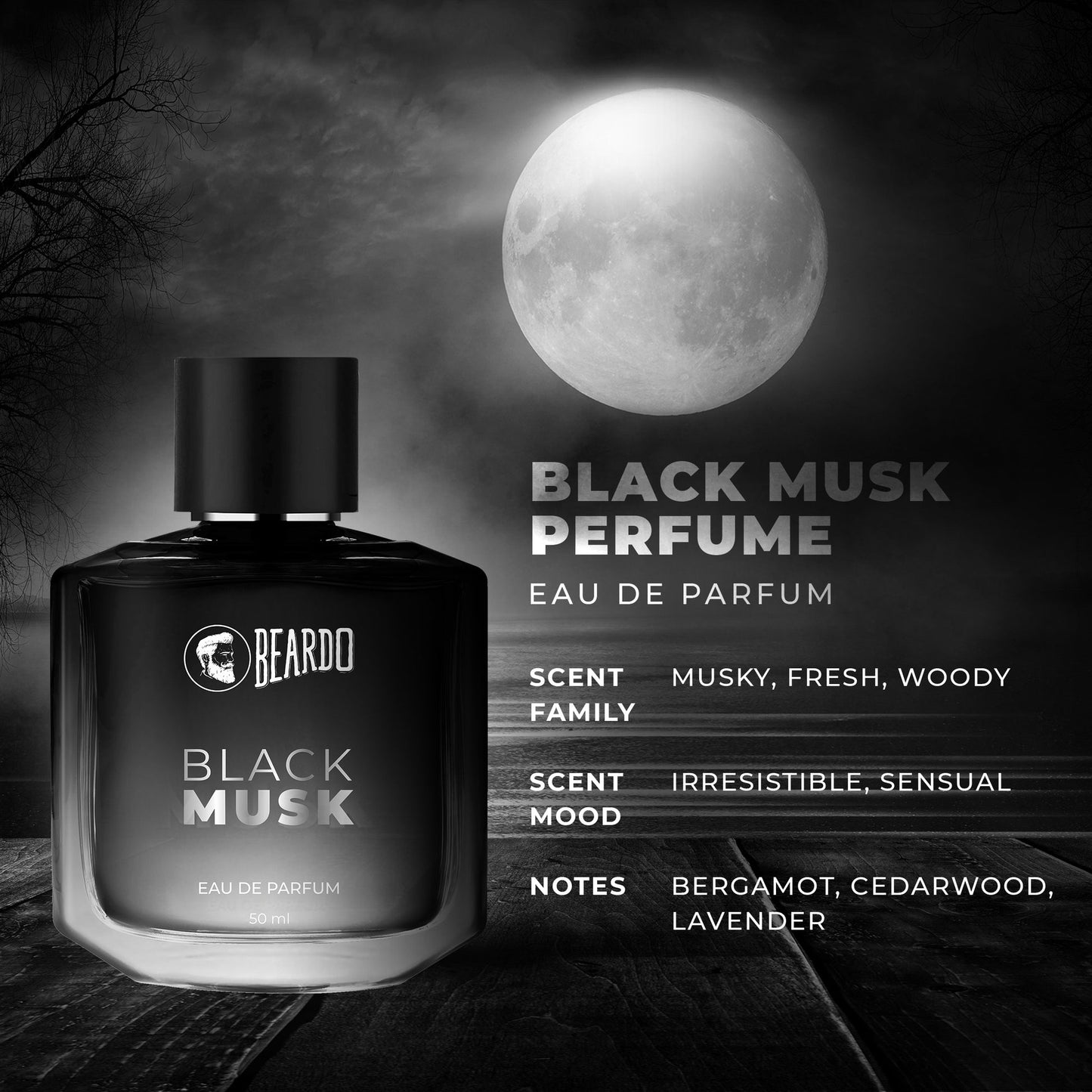 Beardo Black Musk Eau De Perfume For Men (100ml)