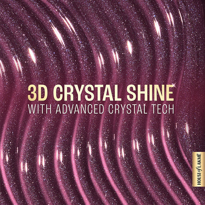 Lakme Glitterati Lip Glaze, High Shine Plumper Lip Gloss Oil with Collagen - Berry Sparkler (5ml)