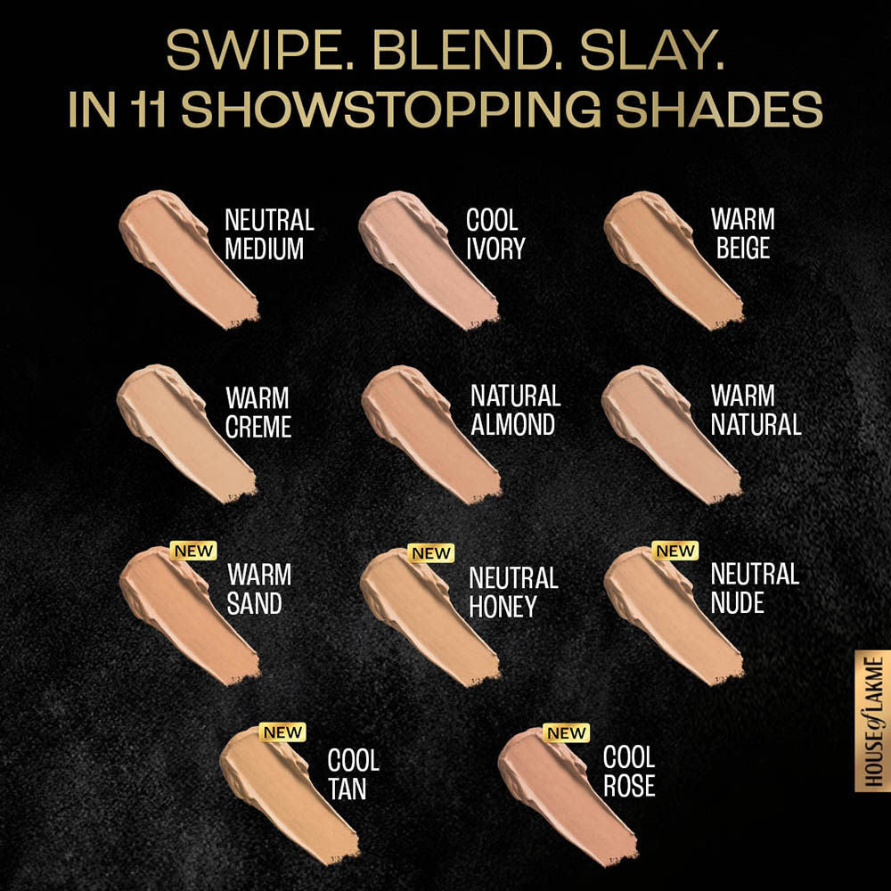 Lakme Facelift MultiSlayer Foundation Stick (C140 Cool Rose) 11 gm