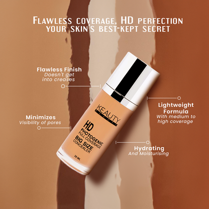 Keauty Beauty HD Photogenic Full Coverage Concealer - 30ml