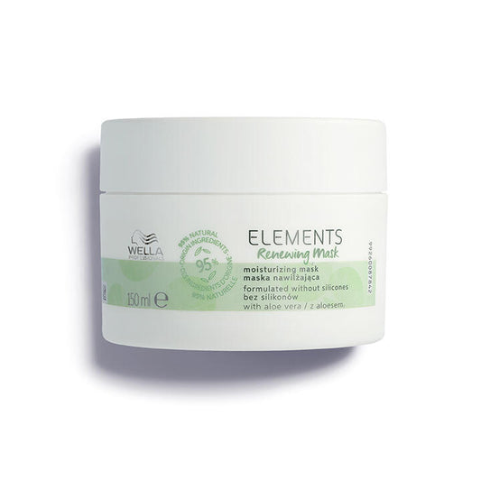 Wella Professionals Elements Renewing Sulfate & Paraben-Free Hair Mask For Frizz-Free Hair With Aloe Vera (150ml)