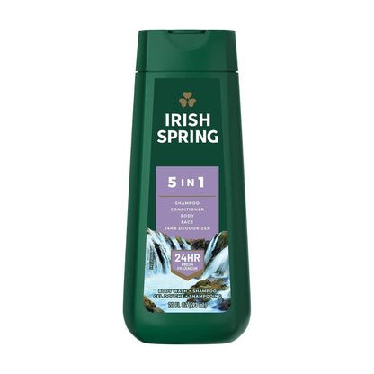 Irish Spring 5-in-1 Body Wash + Shampoo & Conditioner (591ml)