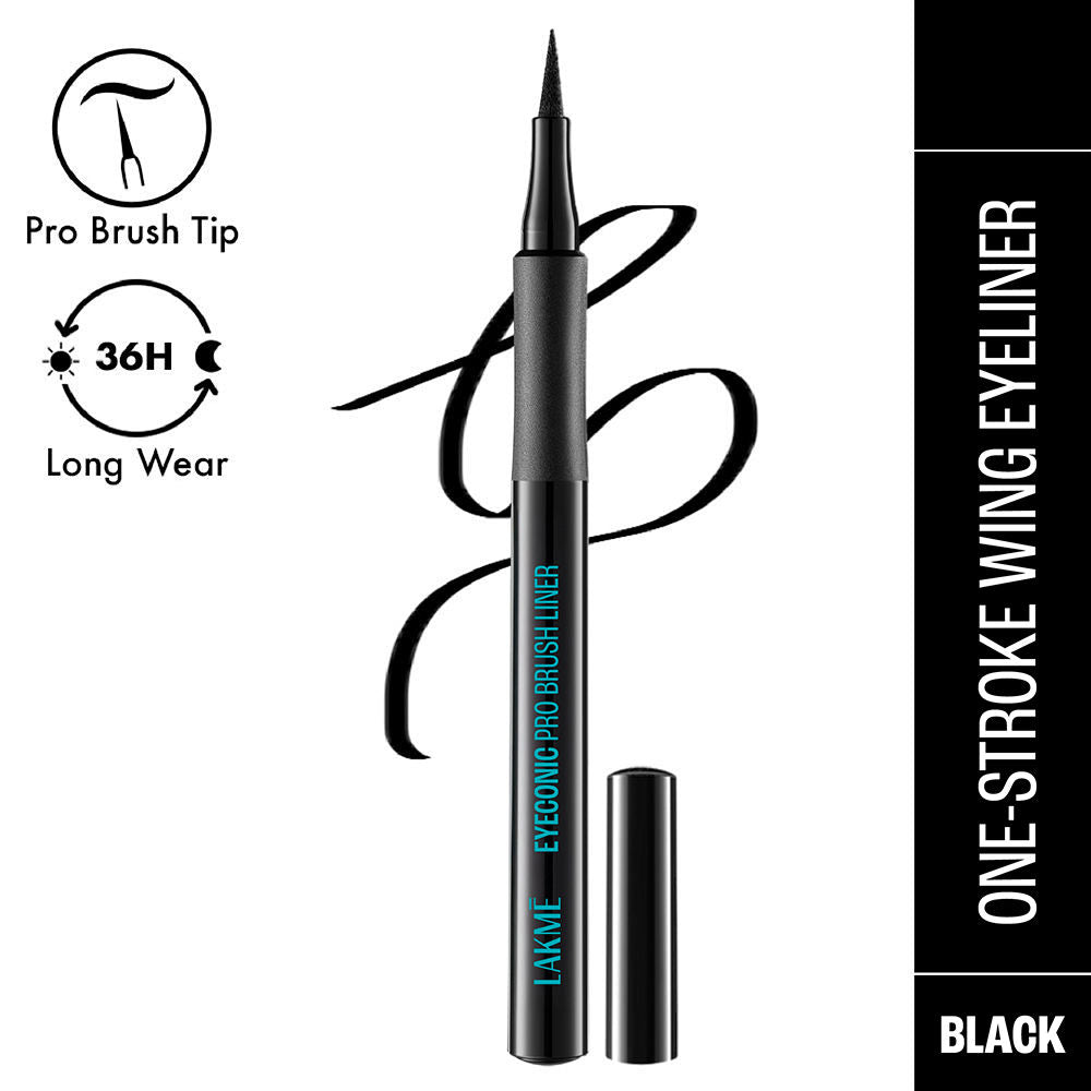 Lakme Eyeconic Pro Brush Eye Liner (1.2ml)