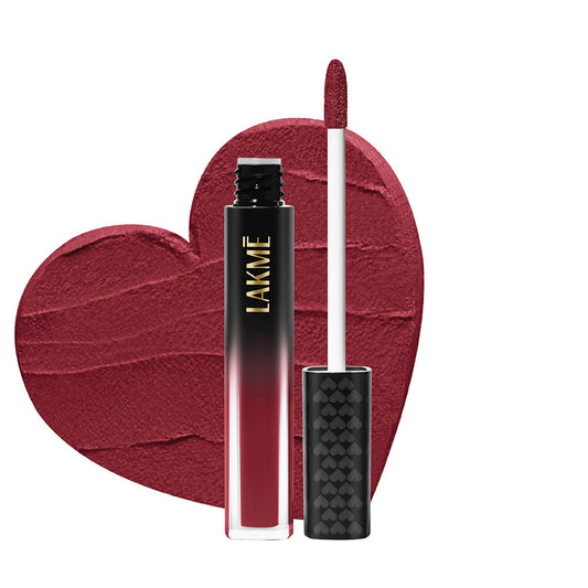 Lakme Xtraordin-Airy Velvet Matte Lip Mousse - Love Me Red 4.6g