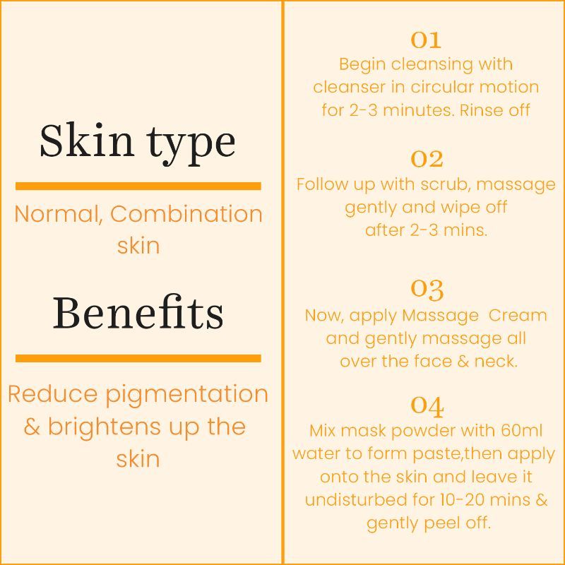 O3+ Vitamin C Facial Kit (45g) – Brightening & Glow Boosting Facial for All Skin Types