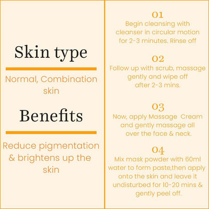 O3+ Vitamin C Facial Kit (45g) – Brightening & Glow Boosting Facial for All Skin Types