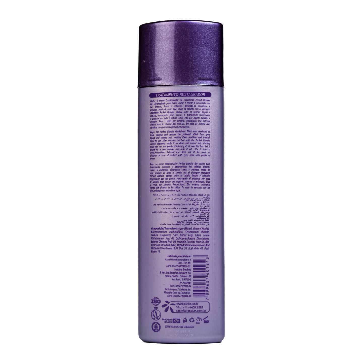 Floractive Professional Perfect Blonder 1 Shampoo Paraben Free 300ml
