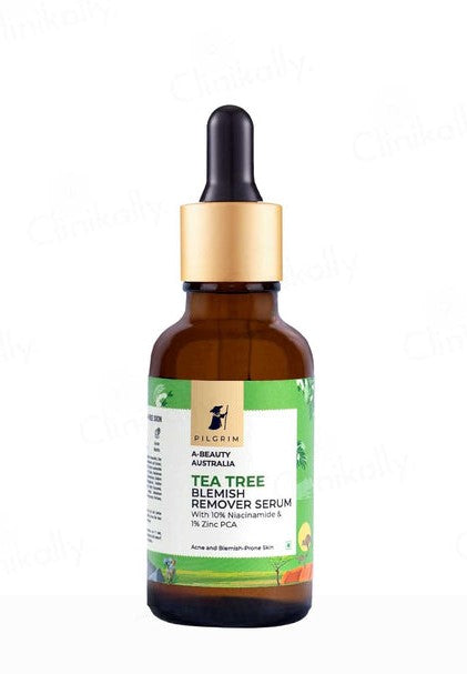 Pilgrim Tea Tree Blemish Remover Serum with 10% Niacinamide – Anti-Acne & Spot Corrector (30ml)