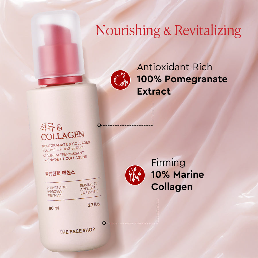 The Face Shop Pomegranate & Collagen Volume Lifting Serum 80ml