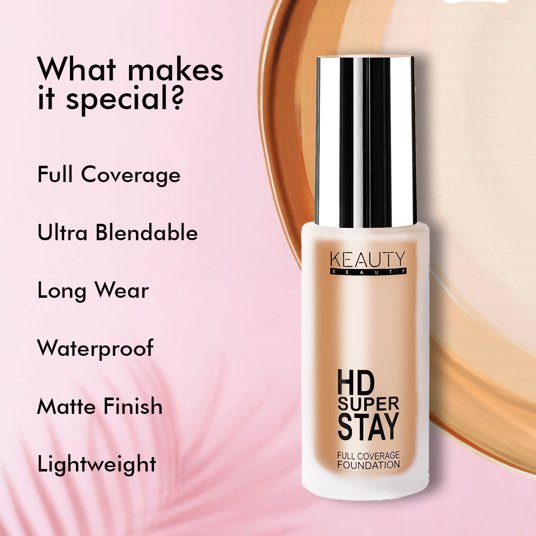 Keauty Beauty Super Stay Full Coverage Foundation - 30ml