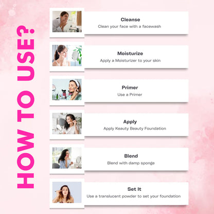 Keauty Beauty Super Stay Full Coverage Foundation - 30ml