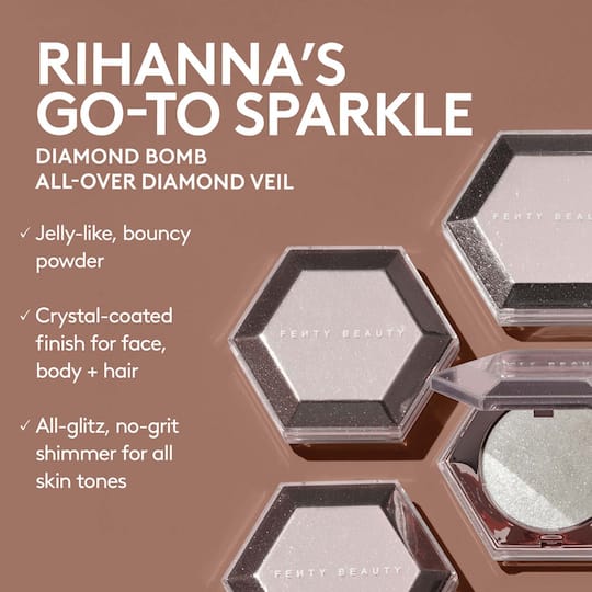 FENTY BEAUTY Diamond Bomb All-Over Diamond Veil (Rose Rave) 8g
